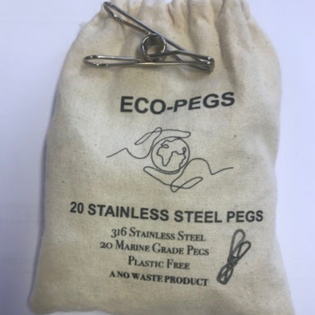 Stainless Steel Pack 20 Pegs